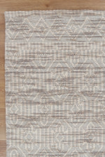 Load image into Gallery viewer, Copacabana Geometric Beige Wool Rug