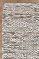 Load image into Gallery viewer, Copacabana Chevron Beige Wool Rug