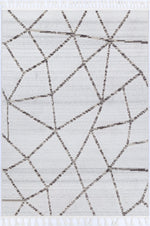 Load image into Gallery viewer, Ares Agros Geometric Cream and Beige Rug