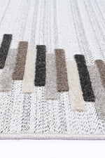 Load image into Gallery viewer, Ares Attica Diamond Stone and Grey Rug