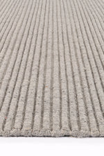 Load image into Gallery viewer, Goa Textured Wool Blend Grey Rug