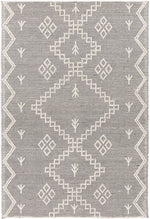 Load image into Gallery viewer, Goa Aztec Wool Blend Cream Rug (No Tassel)