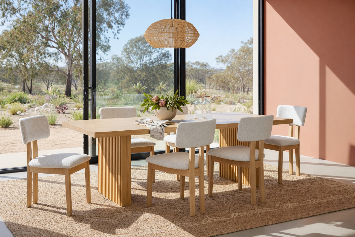 Marina Dining Table-Block leg – Gatsbyliving