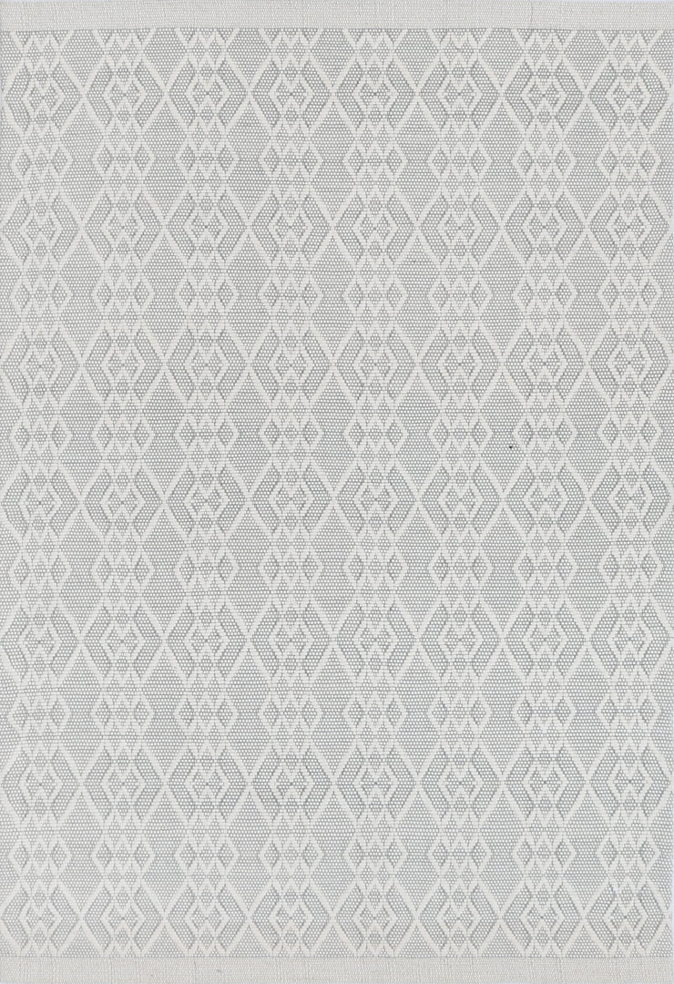 Copacabana Diamond Grey Wool Rug