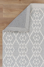 Load image into Gallery viewer, Copacabana Diamond Grey Wool Rug
