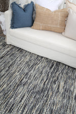 Load image into Gallery viewer, Copacabana Chevron Stone Wool Rug
