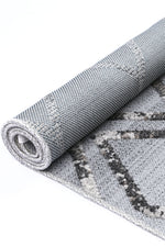 Load image into Gallery viewer, Ares Meliac Geomteric Grey and Taupe Rug
