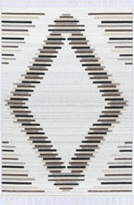 Load image into Gallery viewer, Ares Attica Diamond Stone and Grey Rug
