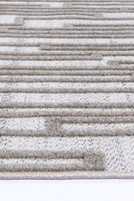 Load image into Gallery viewer, Ares Naxos Geometric Beige and Taupe Rug
