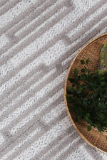 Load image into Gallery viewer, Ares Naxos Geometric Beige and Taupe Rug
