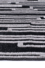 Load image into Gallery viewer, Ares Arcadia Geomteric Black and White Rug
