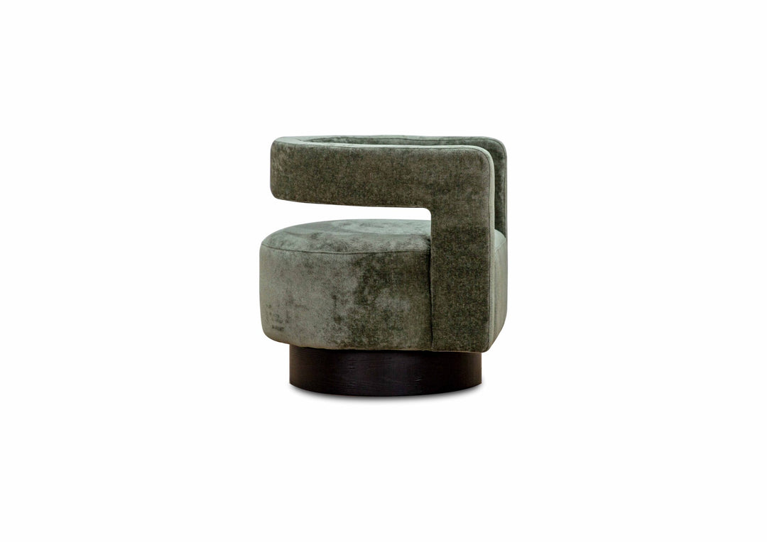 Aura Swivel Chair | Green