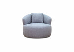 Load image into Gallery viewer, Baron Feature Swivel Chair- Grey
