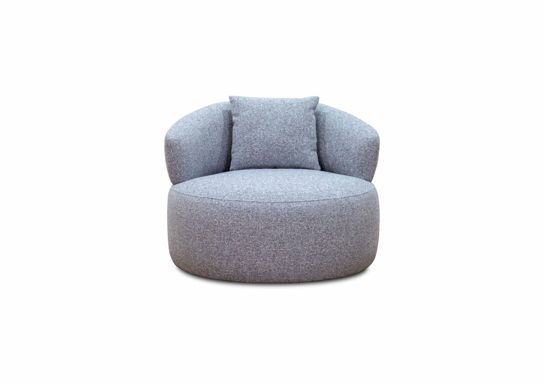Baron Feature Swivel Chair- Grey