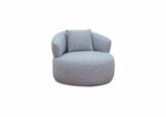 Load image into Gallery viewer, Baron Feature Swivel Chair- Grey
