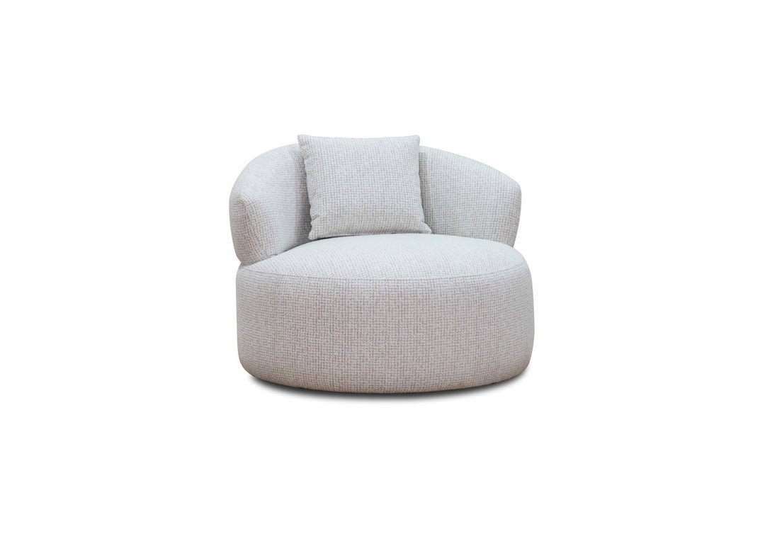 Baron Feature Swivel Chair - Beige