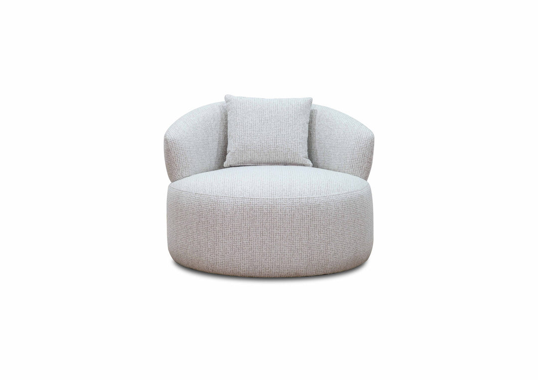 Baron Feature Swivel Chair - Beige