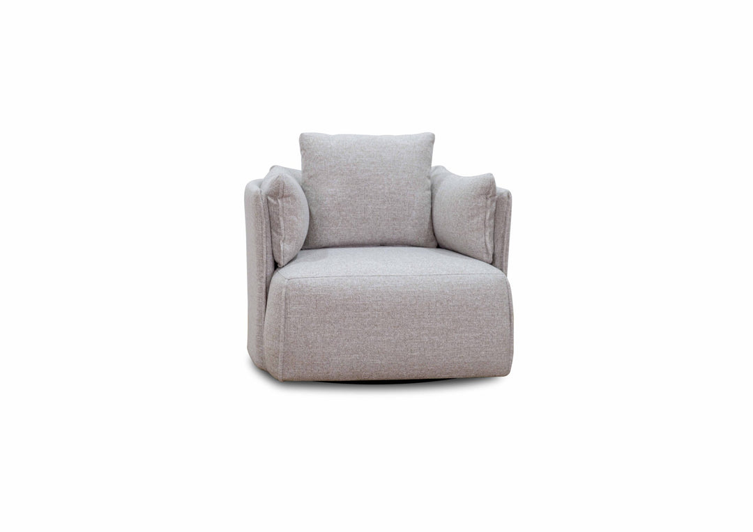 Eden Feature Swiviel Chair- Oatmeal