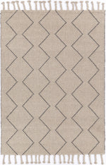 Load image into Gallery viewer, Goa Zig-Zag Wool Blend Ash Rug

