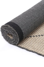 Load image into Gallery viewer, Goa Zig-Zag Wool Blend Ash Rug
