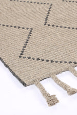 Load image into Gallery viewer, Goa Zig-Zag Wool Blend Ash Rug
