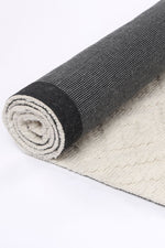 Load image into Gallery viewer, Goa Diamond Wool Blend Cream Rug
