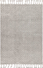 Load image into Gallery viewer, Goa Diamond Wool Blend Grey Rug
