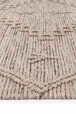 Load image into Gallery viewer, Goa Aztec Wool Blend Ash Rug (No Tassel)
