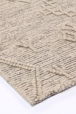 Load image into Gallery viewer, Goa Aztec Wool Blend Ash Rug (No Tassel)
