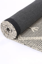 Load image into Gallery viewer, Goa Aztec Wool Blend Cream Rug (No Tassel)
