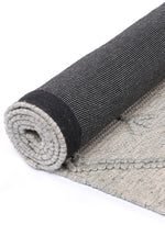 Load image into Gallery viewer, Goa Aztec Wool Blend Grey Rug (No Tassel)
