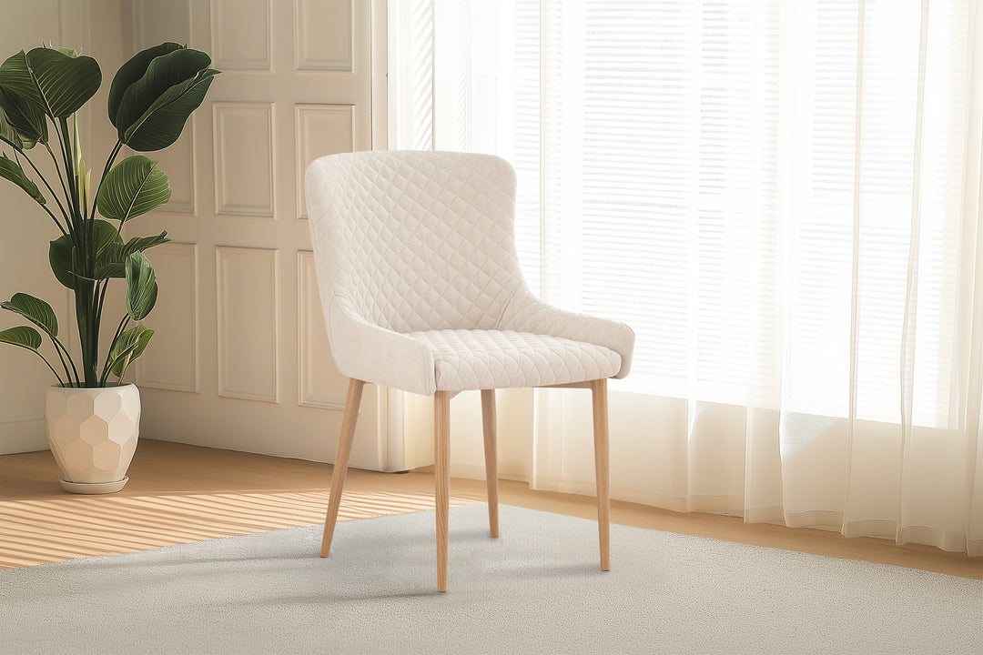 Linda Dining Chair with Natural Legs