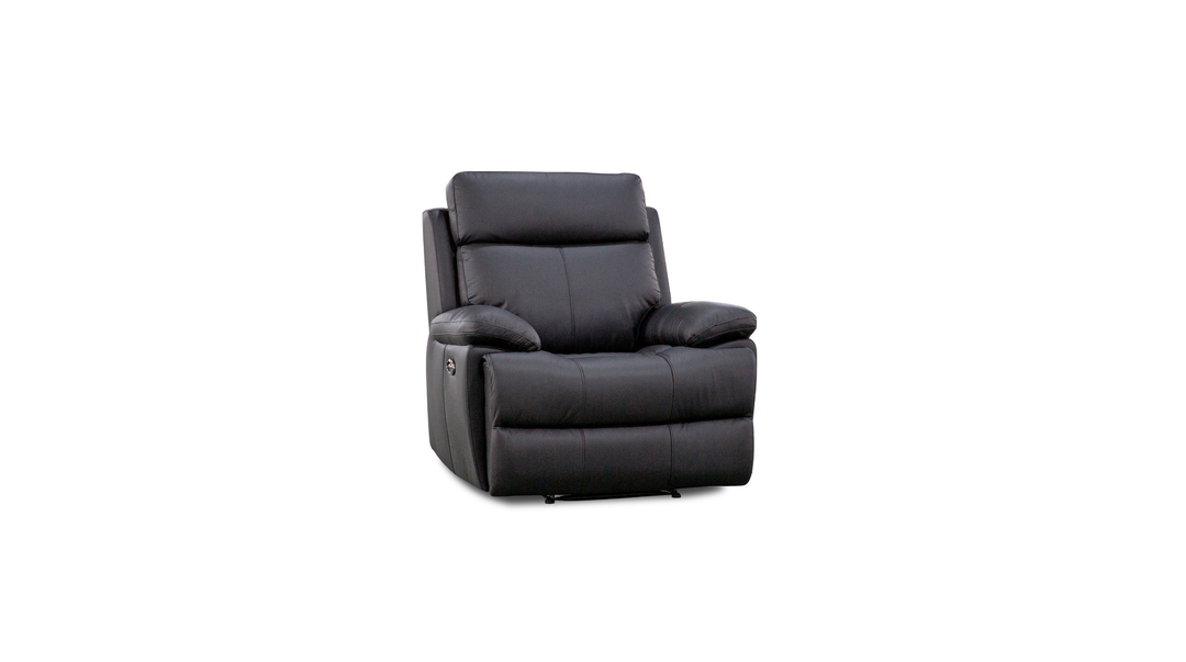 Devon Electric Recliner sofa-Black